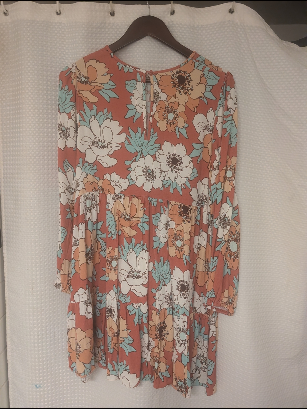 Wilfred Lambrusco Dress Coral Pink And Florals - Picture 2 of 4